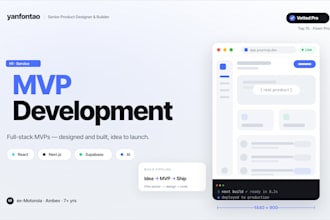 design and build your mvp with react, next js and ai
