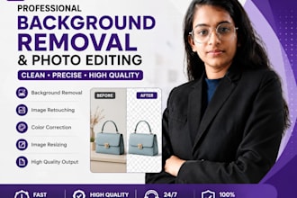 remove image background and edit photos professionally