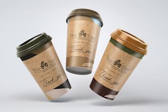 do one time cup, paper cup, plastic cup, coffee cup design, or coffee mug design