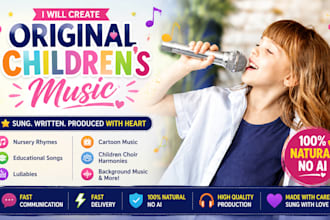 compose your kids song, christian song, bible song, children choir, songwriter