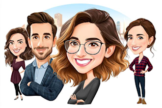 draw avatar, cartoon caricature for profile in 24 hours