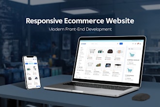 create a responsive frontend website