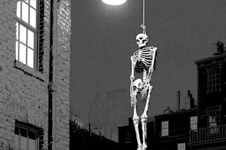 do noir, horror and dark comic book art and illustrations