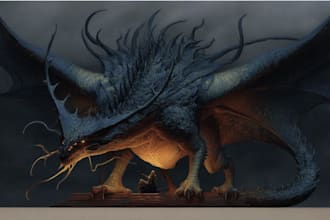 paint your dark fantasy creature