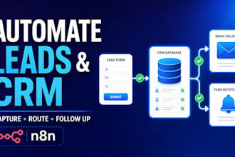 automate lead capture CRM updates and follow ups with n8n