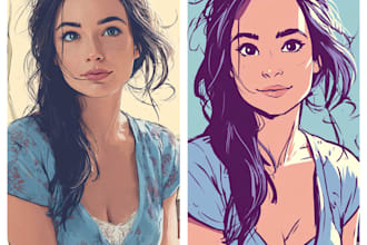 do a cartoon portrait of you, perfect gift
