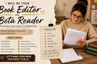 developmental edit, proofreading, format books, memoir, ebook and book editor