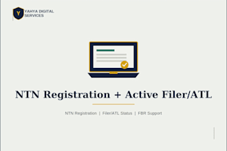 register your ntn and make you an active tax filer in pakistan
