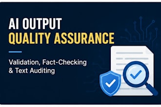 validate ai generated contents for quality