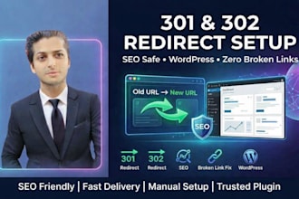 set up SEO friendly 301 and 302 redirects in wordpress