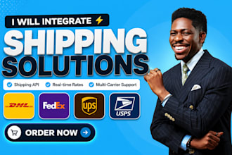 integrate shipping API, shipping rates, dhl fedex ups usps and shipstation