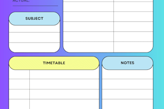 design aesthetic printable planners and trackers