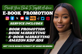 do ebook promotion, book promotion , ebook marketing for kindle book