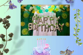 design a beautiful birthday card