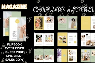 design product catalog brochure magazine catalogue layout lookbook brochure