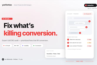 do a professional UX audit to boost your conversions
