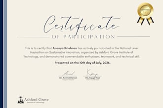 design stunning certificates for your event, course or workshop
