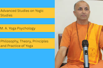 offer trainings on advance yogic studies