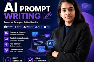 write ai image prompts for chatgpt gemini and flow ai grok