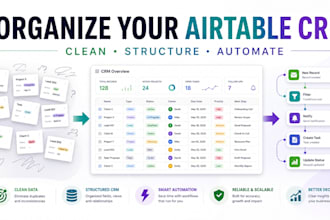 clean up organize and automate your airtable CRM