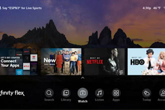build IOS iptv app, android TV player, smart tv, samsung TV app, vod with panel