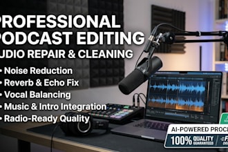 do professional podcast editing and audio cleaning with izotope rx