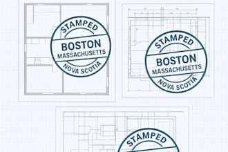 prepare stamped architectural drawings floor plans and elevations for massachus