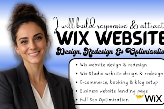 redesign wix website wix design website redesign wix development wix website seo