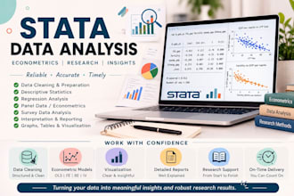 provide professional economics research and stata data analysis