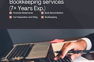 do bookkeeping, bank reconciliation