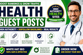 publish guest posts on high DR health sites