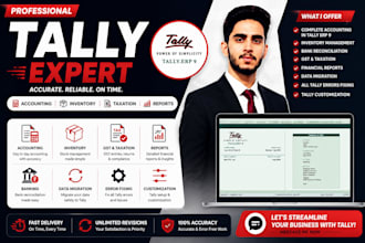 do tally prime bookkeeping accounting, and data entry professionally