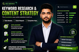 do keyword research and build a content strategy that ranks