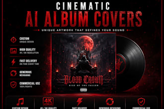 create cinematic ai album cover art