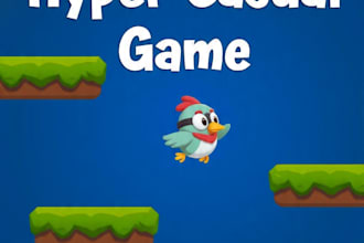 make 2d hyper casual mobile game for android and ios
