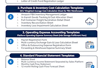 provide financial and accounting templates and consulting