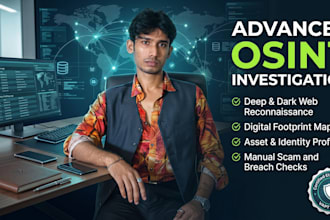 perform deep osint and digital footprint analysis