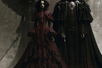 horror dark fantasy female male character desing