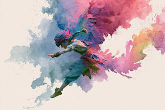 create hand painted watercolor illustrations