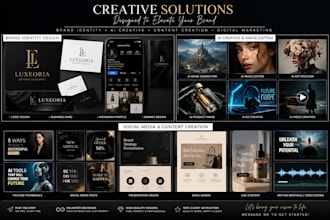 create luxury ai visuals and brand desig
