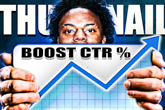 design CTR boosting thumbnail in 5 hrs