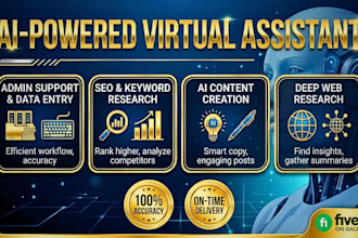 be your ai virtual assistant for data entry and admin