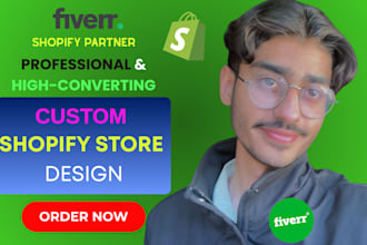 build shopify store design, redesign shopify website, shopify dropshipping store