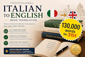 translate your italian book into fluent english