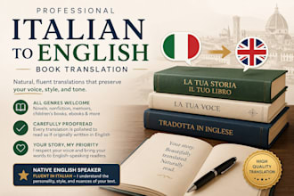 translate your italian book into fluent english