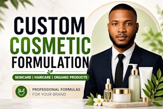 develop formulas for cosmetic formulation skincare hair care and organic product