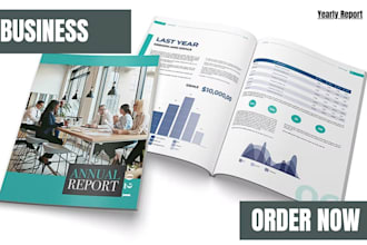 design an annual report that attracts investors and builds confidence