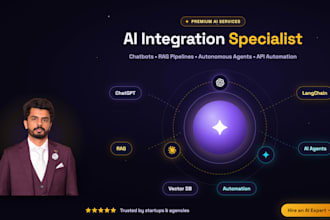 build and integrate ai, openai, claude ai, rag, ai agents