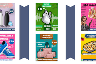 design professional product and restuarant flyer