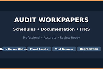 prepare audit workpapers, schedules, and financial documentation